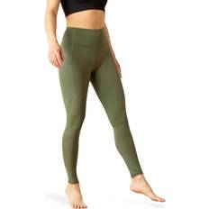 Ariat Breathe Eos Women's Knee Grip Riding Tights Beetle Khaki Green 00L unisex