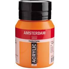 Amsterdam Standard Series Acrylic Jar Azo Orange 500ml