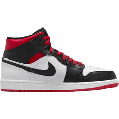 Nike 39 - Herre - Multifarvet Sneakers Nike Air Jordan 1 Mid M - White/Black/Gym Red