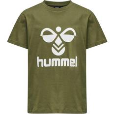 Hummel 92 Overdele Hummel Tres T-shirt S/S - Capulet Olive (213851-6414)