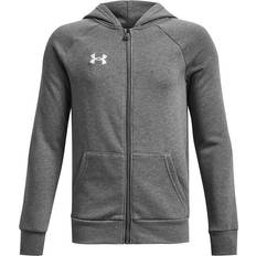 50 - Hvid Hoodies Under Armour Rival Fleece Full Zip Sweatshirt Grey