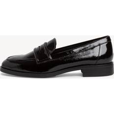 Dame - Sort Indetøfler Tamaris Patent Loafers