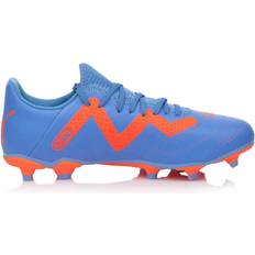 Puma Youth Future Play FG/AG - Blue Glimmer/Puma White/Ultra Orange