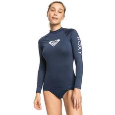 Quiksilver Dame Tøj Quiksilver Whole Hearted Long Sleeve Rash Vest Mood Indigo