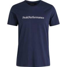 Peak Performance XXL T-shirts & Toppe Peak Performance Ground Teeblue Shadow Mand Kortærmede T-shirts hos Magasin Blue Shadow