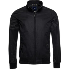 Superdry L - Nylon Overtøj Superdry Men's Iconic Harrington Jacket - Black
