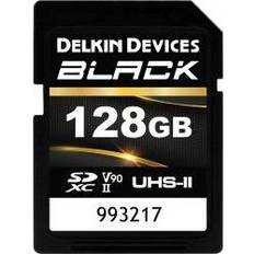 Delkin SD BLACK Rugged UHS-II V90 R300/W250 128GB new Hukommelseskort