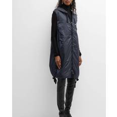 Max Mara Veste Max Mara Drawstring padded coat blue