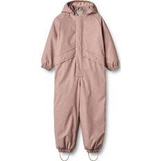 98 - Pink Regndragter Wheat Aiko Thermal Rainsuit - Powder Rose Flowers (7106h-975-977)