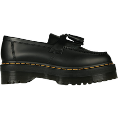 38 - 6,5 - Unisex Lave sko Dr. Martens Adrian Quad - Black Smooth