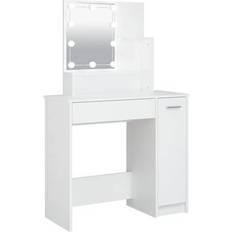 Hvid Toiletborde vidaXL 86.5x35x136 cm Toiletbord 35x86.5cm