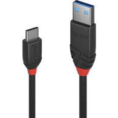 Nikkel - USB-kabel Kabler Lindy USB A - USB C M-M 0.5m