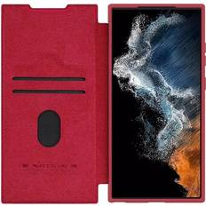 Nillkin Covers med kortholder Nillkin Qin Pro Series Case for Galaxy S23 Ultra