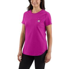 Carhartt Dame T-shirts Carhartt Force dame T-shirt, Magenta Agate