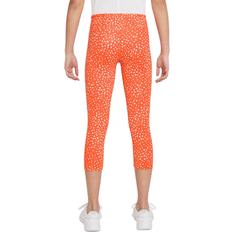 Piger - S - Træningsbukser Nike Girl's Dri-FIT One Capri Traening Leggings - Orange