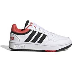 adidas Kid's Hoops - Cloud White/Core Black/Bright Red