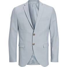 54 - Blå - Polyester Overdele Jack & Jones Solaris Super Slim Fit Blazer - Blue/Cashmere Blue