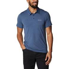 Columbia Herre - XL Polotrøjer Columbia Men's Tech Trail Polo, Dark Mountain