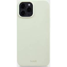 Holdit Apple iPhone 12 Mobilcovers Holdit Mobilcover Silicone White Moss iPhone 12