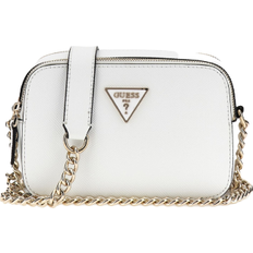 Guess Skulderrem Skuldertasker Guess Noelle Saffiano Crossbody Bag - White