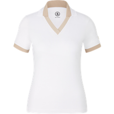 Bogner XL Overdele Bogner SPORT Luma Functional polo shirt for women White/beige 10/L