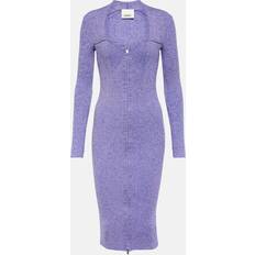 Isabel Marant Lynlås Kjoler Isabel Marant wool-blend midi dress purple
