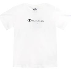 Champion Bomuld - Herre - S T-shirts Champion Branded Tape T-shirt Børn Hvid 155