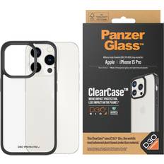 Mobiltilbehør PanzerGlass iPhone 15 Pro ClearCase Cover gennemsigtig
