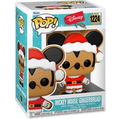 Mickey Mouse Figurer Funko Mickey Mouse Gingerbread POP! Holiday Vinyl Figur #1224