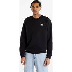 8 - Herre - Sort Sweatere adidas Originals Trefoil Essentials Crewneck Sweatshirt Black, Black, Xl, Men
