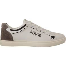 Dolce & Gabbana Dame Sneakers Dolce & Gabbana Leather Sneakers Shoes M - White