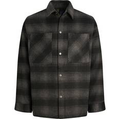 Herre - Slids Jakker Jack & Jones Bane Shirt Jacket - Grey/Black