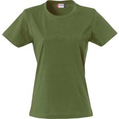 Clique Dame - Grøn T-shirts & Toppe Clique Basic T-shirt Women's - Army Green