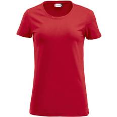 38 - Dame - M - Rød T-shirts & Toppe Clique Carolina T-shirt Women's - Red