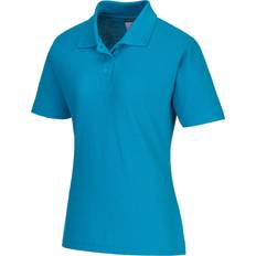 14 - Blå T-shirts Portwest B209 Naples Polo Shirt Women's - Aqua