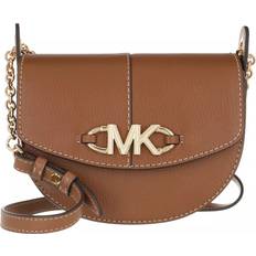 Michael Kors Ladies Small Saddle Crossbody Bag - Cognac Brown