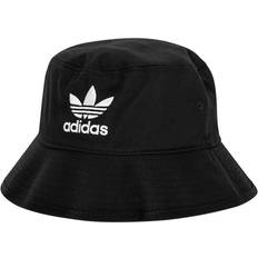 Adidas Herre Hatte adidas Adicolor Trefoil Bucket Hat - Black/White