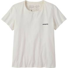 Patagonia Dame T-shirts & Toppe Patagonia Women's P-6 Mission Organic T-Shirt, XS, White