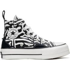 Converse Dame - EVA Sneakers Converse Chuck Taylor All Star Lift Platform High Animal Mix W - Black/Egret