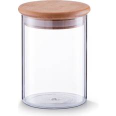 Zeller Køkkenopbevaring Zeller vorratsglas bamboodeckel Küchenbehälter 0.75L
