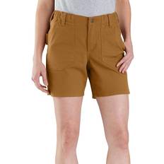 Carhartt Dame - XL Shorts Carhartt Women's Canvas Hybrid Shorts Brown