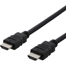 HDMI-kabler - Nikkel Deltaco HDMI - HDMI M-M 1m