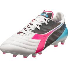 Diadora 10 Fodboldstøvler Diadora Brasil Elite Veloce GR ITA LPX FG Hvid/Pink/Blå Græs FG