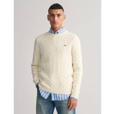 54 - Dame - Sweatshirts Overdele Gant Rundhalset Fra hvid