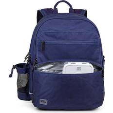 Jeva Brystremme - Dame Skoletasker Jeva Square Backpack - Indigo