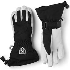 8 - Dame - Skiløb Handsker & Vanter Hestra Women's Heli Ski 5-Finger Gloves - Black/Off White