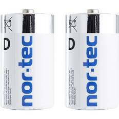 Batterier & Opladere Nor-Tec ALKALINE D 1,5V batterier 1 stk