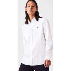 Kort - XS Skjorter Lacoste Men's Regular Fit Premium Cotton Shirt 15¾ White