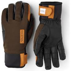 Brun - Skind Handsker Hestra Ergo Grip Active Wool Terry Gloves - Dark Forest/Black price