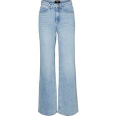 Dame - Genanvendt materiale Jeans Vero Moda Tessa High Waist Jeans - Blue/Light Blue Denim
